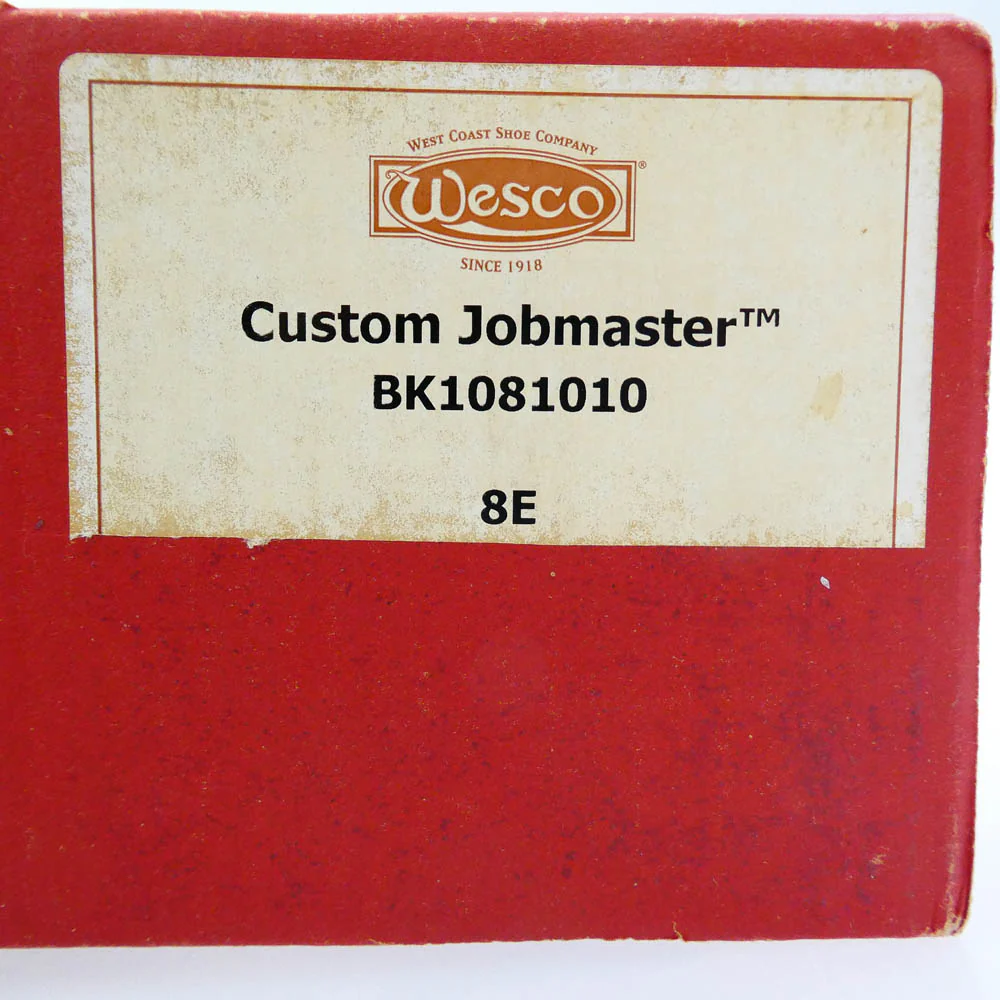 WESCO ウエスコ BK1081010 Custom Jobmaster カスタム ジョブマスター レースアップ レザーブーツ ブラック系 8E【中古】 - Image 7