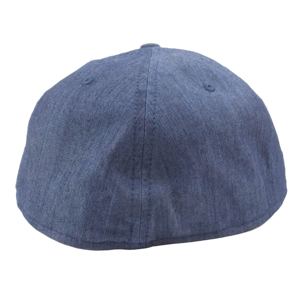 THE NORTH FACE ノースフェイス NN-42130 NYLON DENIM CAP ナイロンデニム キャップ 帽子 インディゴブルー系 FREE【美品】【中古】 - Image 3