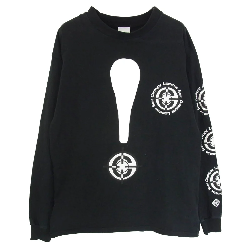 READY MADE レディメイド 22AW RE-C0-BK-00-00-203 TARGET LS TEE ターゲット プリント ロングスリーブ 長袖 Tシャツ カットソー ブラック系 M【中古】