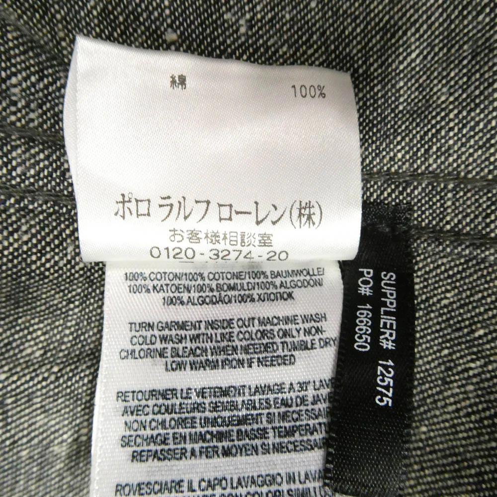 RRL ダブルアールエル USA製 DENIM RAILMAN'S RAILMAN COAT デニム レイルマンズコート カバーオール ジャケット インディゴブルー系 40【美品】【中古】 - Image 5