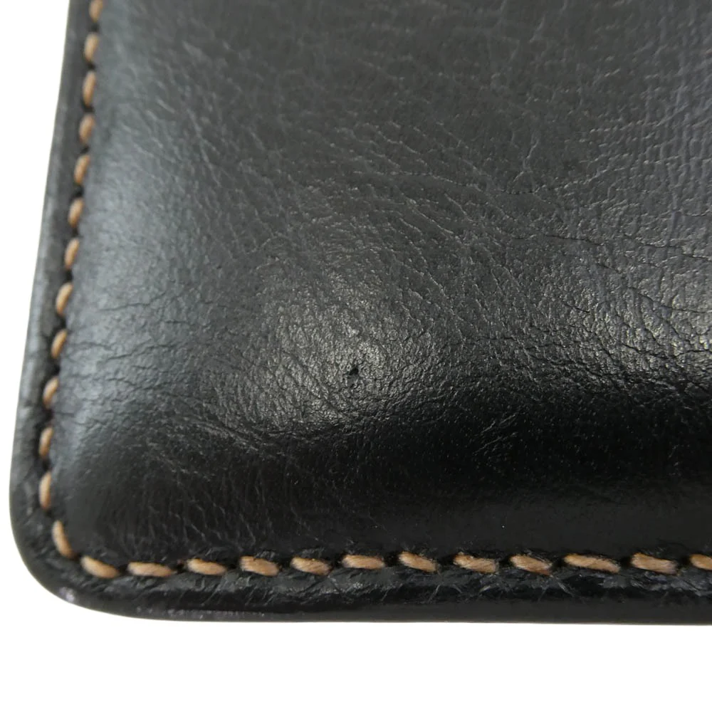 THE FLAT HEAD ザフラットヘッド FRAGMENT CASE ホースハイド 茶芯 フラグメントケース コインケース カードケース ブラック系【中古】 - Image 6