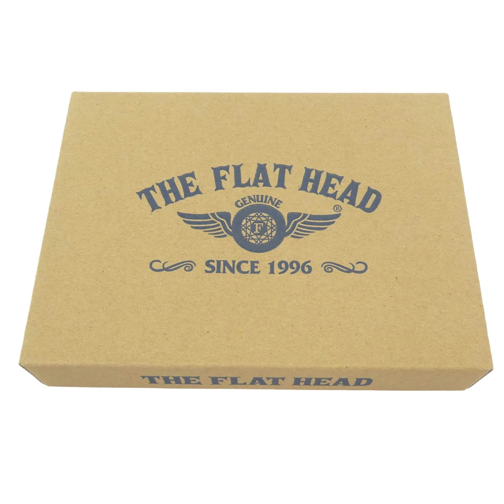 THE FLAT HEAD ザフラットヘッド FRAGMENT CASE ホースハイド 茶芯 フラグメントケース コインケース カードケース ブラック系【中古】 - Image 7