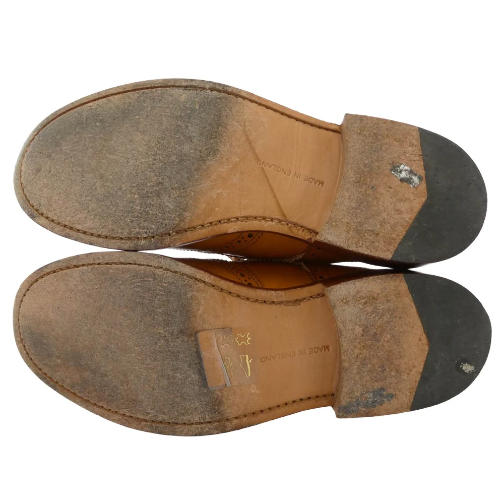 Tricker's ããªãã«ãŒãº L5633 BOURTON ããŒãã³ ãŠã€ã³ã°ããã ã·ã¥ãŒãº ã¬ã¶ãŒãœãŒã« ãšã€ã³ã³ ã¬ãã£ãŒã¹ ã©ã€ããã©ãŠã³ç³» 3.5-4ãäžå€ã - Image 6