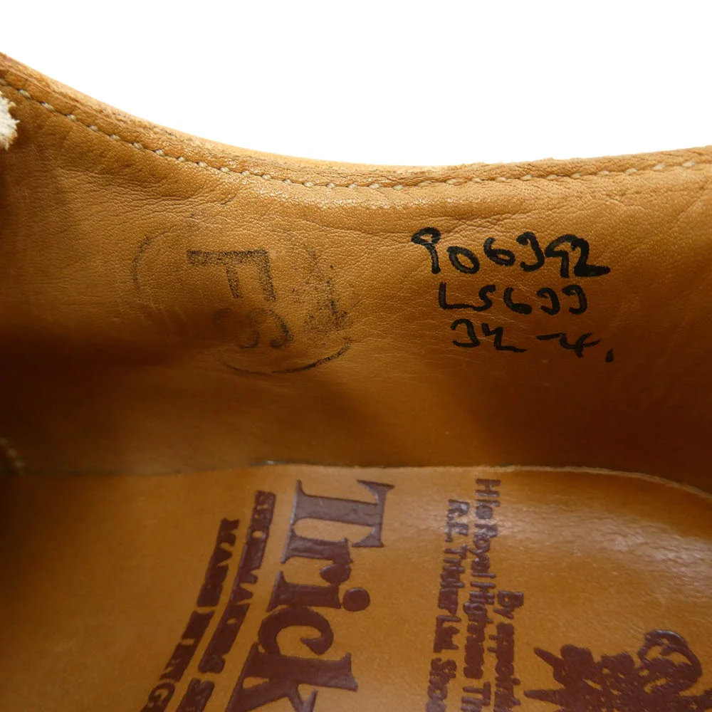 Tricker's ããªãã«ãŒãº L5633 BOURTON ããŒãã³ ãŠã€ã³ã°ããã ã·ã¥ãŒãº ã¬ã¶ãŒãœãŒã« ãšã€ã³ã³ ã¬ãã£ãŒã¹ ã©ã€ããã©ãŠã³ç³» 3.5-4ãäžå€ã - Image 7