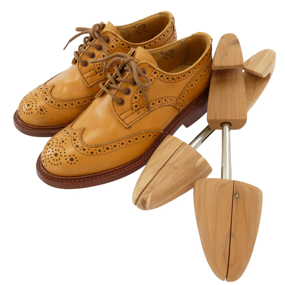 Tricker's ããªãã«ãŒãº L5633 BOURTON ããŒãã³ ãŠã€ã³ã°ããã ã·ã¥ãŒãº ã¬ã¶ãŒãœãŒã« ãšã€ã³ã³ ã¬ãã£ãŒã¹ ã©ã€ããã©ãŠã³ç³» 3.5-4ãäžå€ã - Image 9