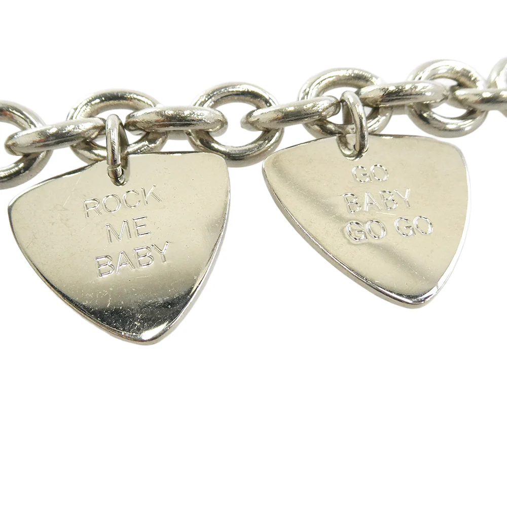 HYSTERIC GLAMOUR ヒステリックグラマー 01221QA01906 5連 ピック ブレスレット シルバー系【中古】 - Image 5