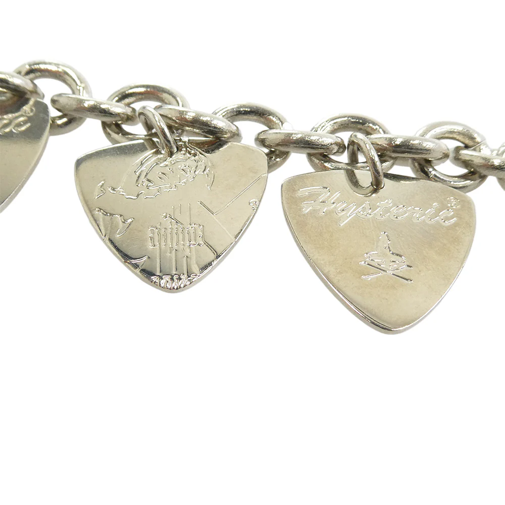 HYSTERIC GLAMOUR ヒステリックグラマー 01221QA01906 5連 ピック ブレスレット シルバー系【中古】 - Image 7