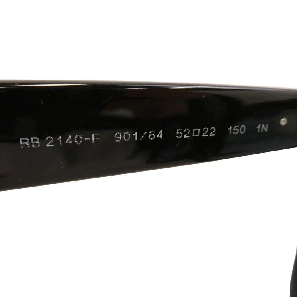 Ray-Ban レイバン RB2140-F ORIGINAL WAYFARER CLASSIC ウェイファーラー サングラス ブルーグレーレンズ ブラック系 52□22【中古】 - Image 5