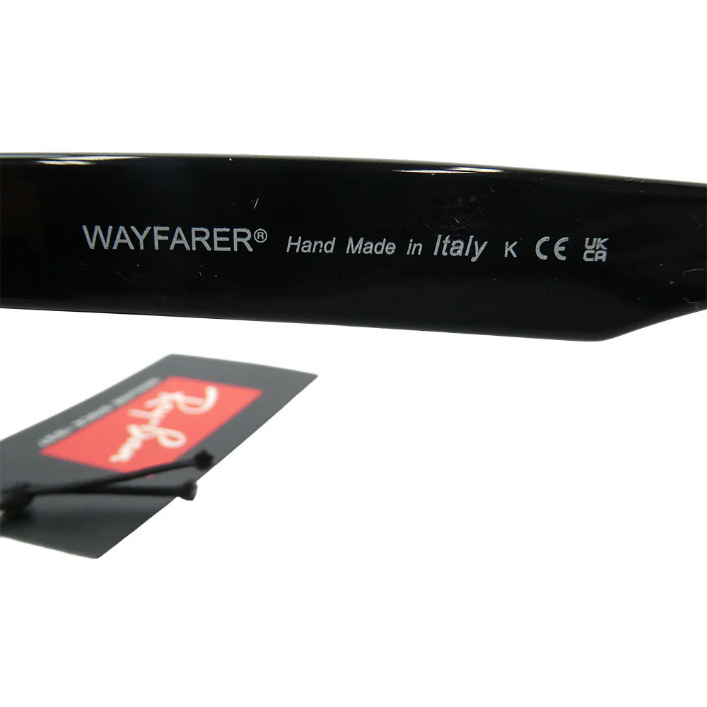 Ray-Ban レイバン RB2140-F ORIGINAL WAYFARER CLASSIC ウェイファーラー サングラス ピンクレンズ フレーム:ブラック系 52□22 150【中古】 - Image 5