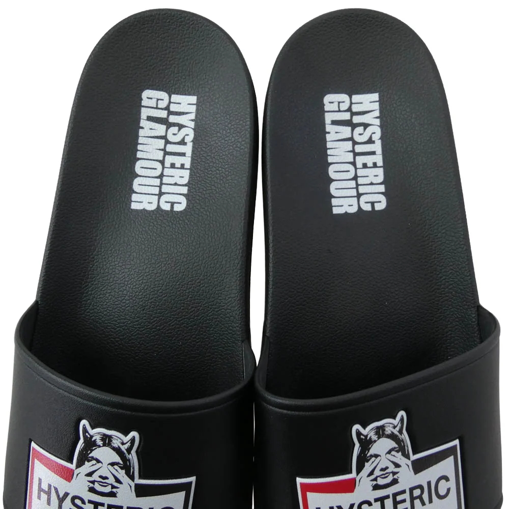 HYSTERIC GLAMOUR ヒステリックグラマー 02241QS02496 UNLIMITED スライダー サンダル ブラック系 43 (27cm)【美品】【中古】 - Image 5
