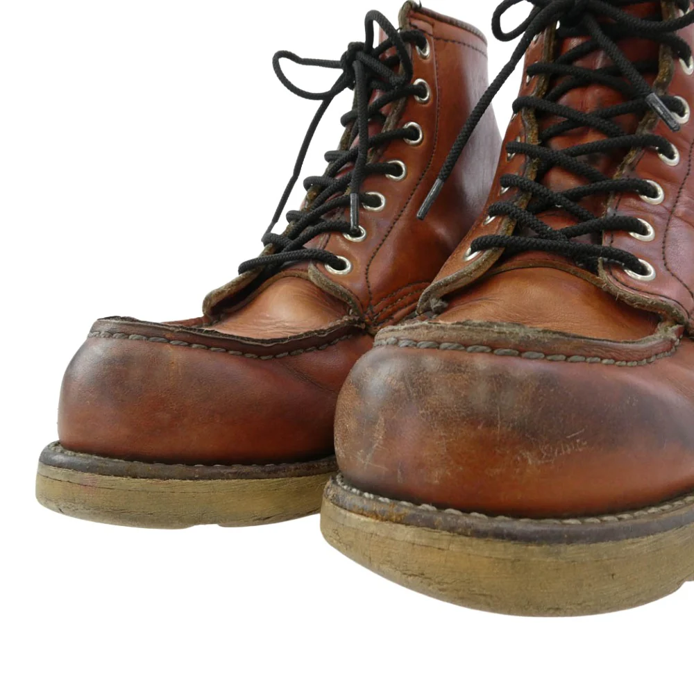 RED WING レッドウィング 94年製 半円犬タグ アイリッシュセッター ブーツ ブラウン系 US 7E【中古】 - Image 4