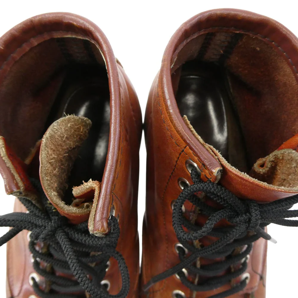 RED WING レッドウィング 94年製 半円犬タグ アイリッシュセッター ブーツ ブラウン系 US 7E【中古】 - Image 5