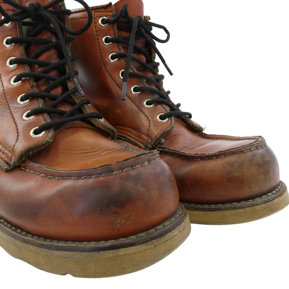 RED WING レッドウィング 94年製 半円犬タグ アイリッシュセッター ブーツ ブラウン系 US 7E【中古】 - Image 8