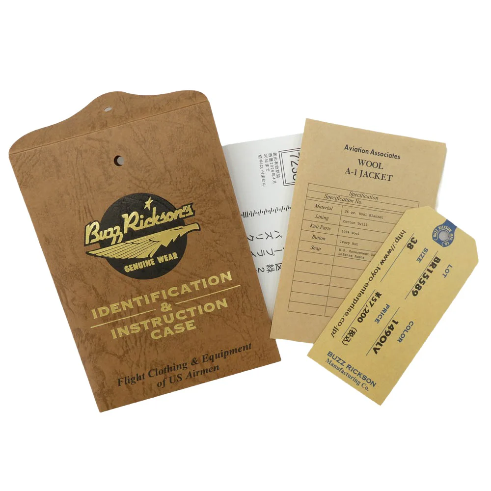 Buzz Rickson's バズリクソンズ BR15589 AVIATION ASSOCIATES WOOL A-1 JACKET ウール ジャケット カーキ系 38【極上美品】【中古】 - Image 7