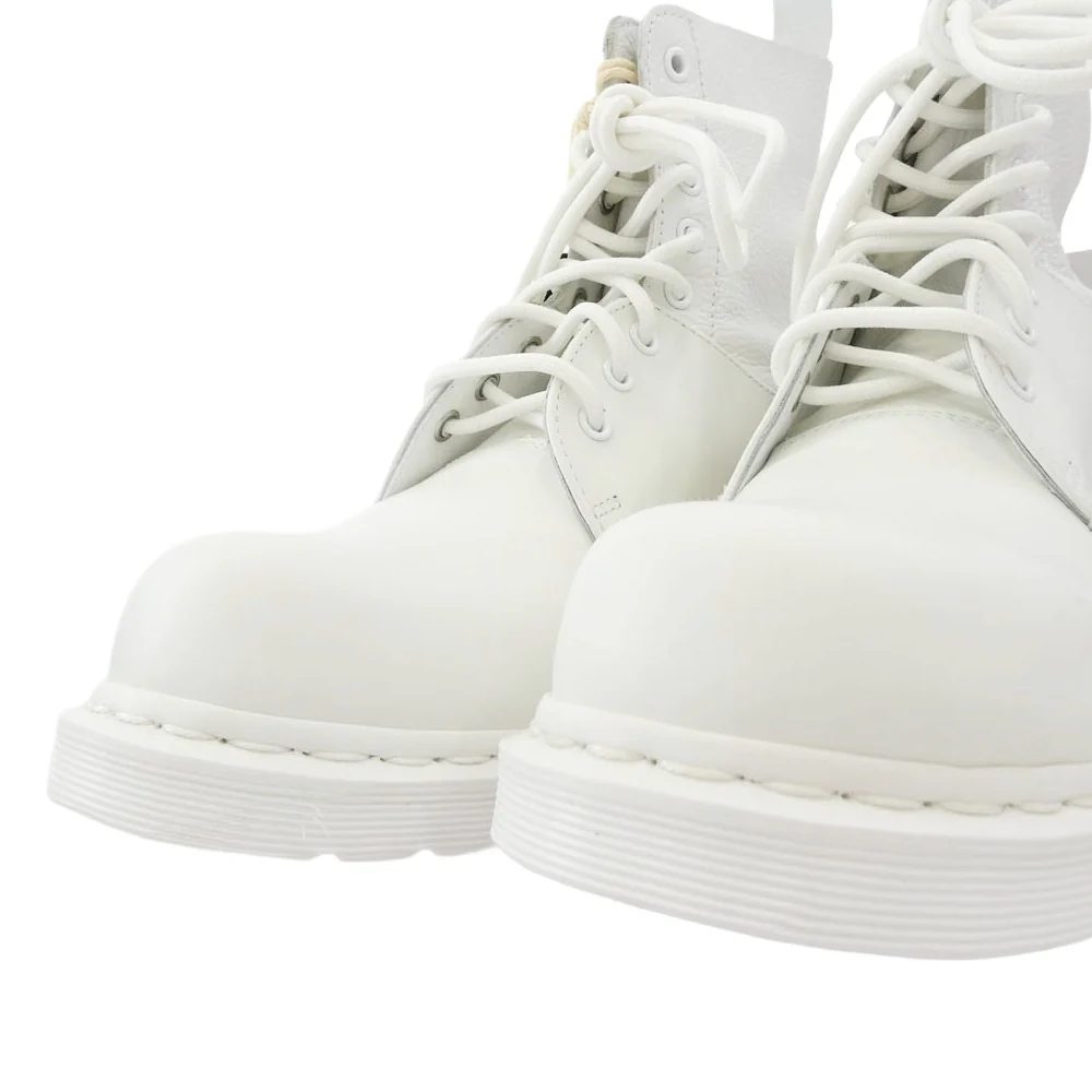 MAISON MARGIELA メゾンマルジェラ SH3WU0013 MM6 × Dr.Martens 1460 Twist 8-Eye Boots エムエムシックス × ドクターマーチン ツイスト アイ ブーツ ホワイト系 EU43【極上美品】【中古】 - Image 4