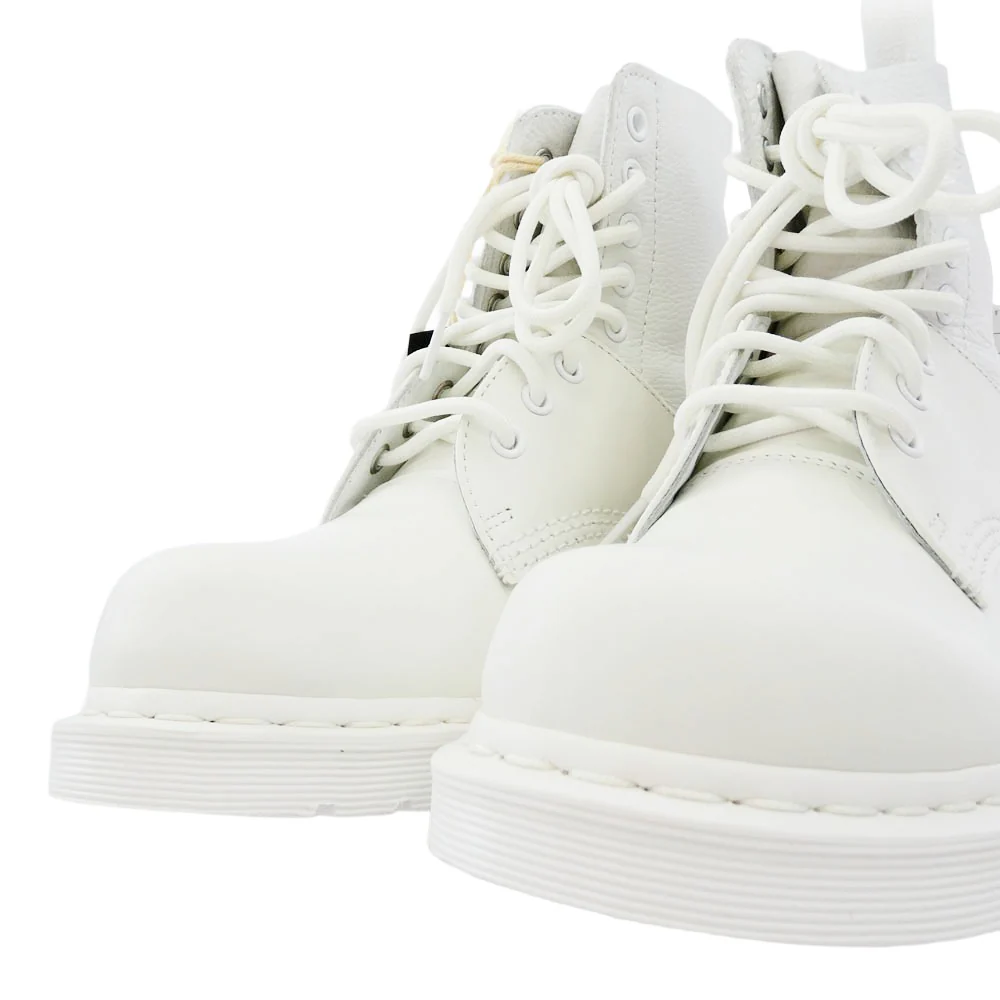 MAISON MARGIELA メゾンマルジェラ SH3WU0013 MM6 × Dr.Martens 1460 Twist 8-Eye Boots エムエムシックス × ドクターマーチン ツイスト アイ ブーツ ホワイト系 39【極上美品】【中古】 - Image 4