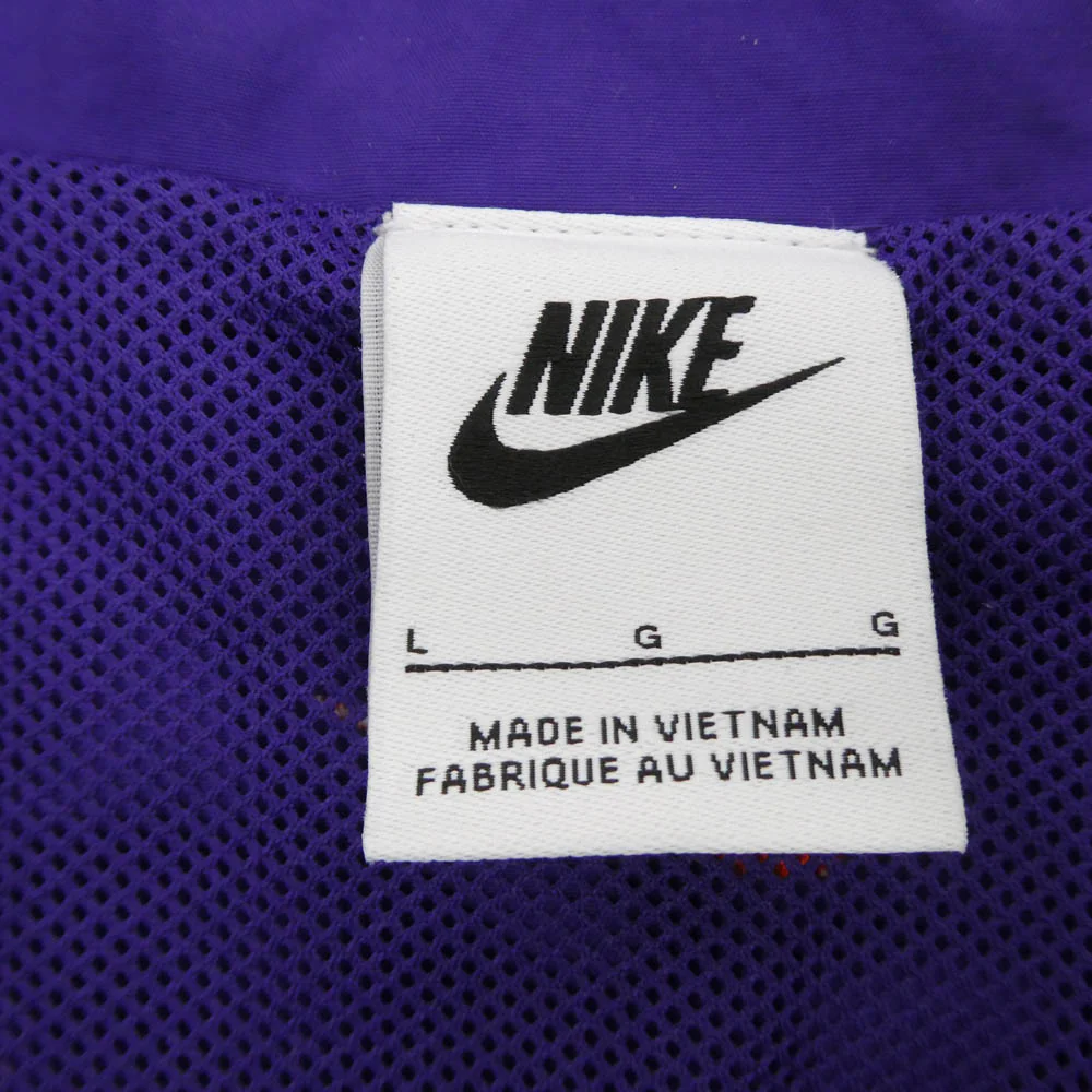 NIKE ナイキ 25AW HV4108-547/HV2358-547 オーバーサイズド ウーブン ナイロン セットアップ ナイロンジャケット ミッドライズ ジョガーパンツ パープル系 オレンジ系【中古】 - Image 8