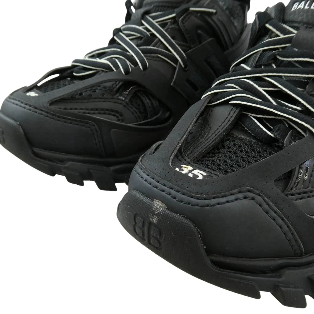 BALENCIAGA バレンシアガ 542436 Track Trainers トラック トレイナー ローカット シューズ スニーカー ブラック系 JP/23cm【中古】 - Image 4