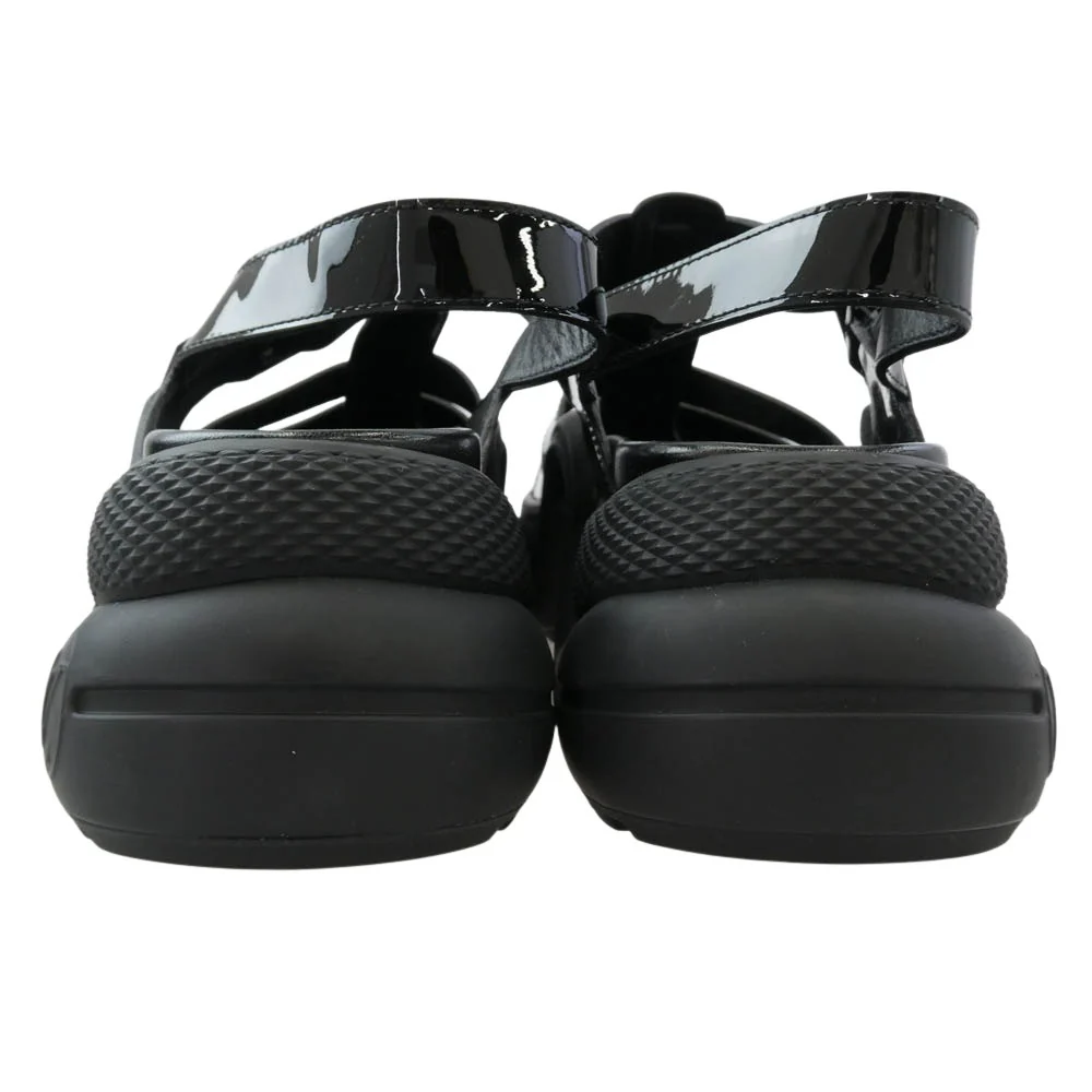LOUIS VUITTON ルイ・ヴィトン 1AB17J アークライト・ライン パテントレザー LVロゴ サンダル ブラック系 38【中古】 - Image 3