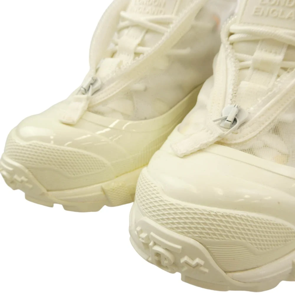BURBERRY バーバリー 8021161 LOW TOP SNEAKERS スニーカー ホワイト ホワイト系 36【中古】 - Image 4
