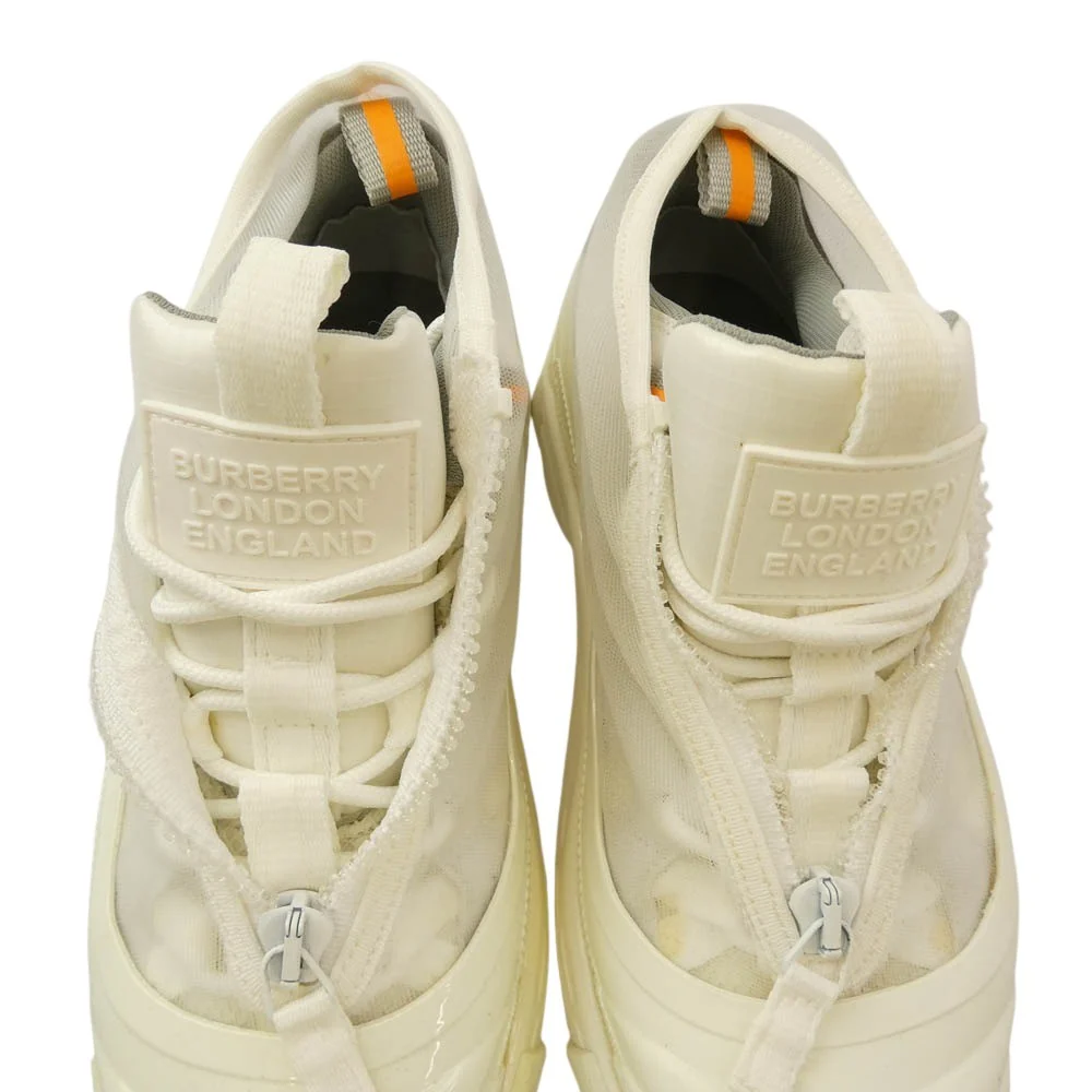 BURBERRY バーバリー 8021161 LOW TOP SNEAKERS スニーカー ホワイト ホワイト系 36【中古】 - Image 5