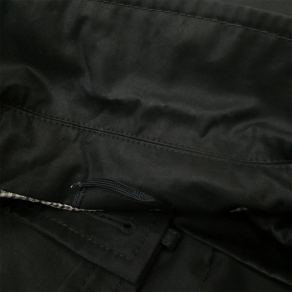 MAX MARA マックスマーラ 50260279 Weekend Line ウィークエンドライン 裏地チェック トレンチコート ブラック系 40【中古】 - Image 7