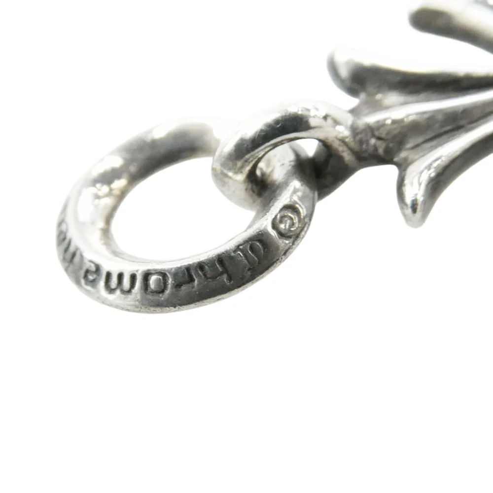 CHROME HEARTS クロムハーツ（原本無） TINY CH CROSS オールド タイニー CHクロス チャーム ペンダントトップ シルバー系【中古】 - Image 4
