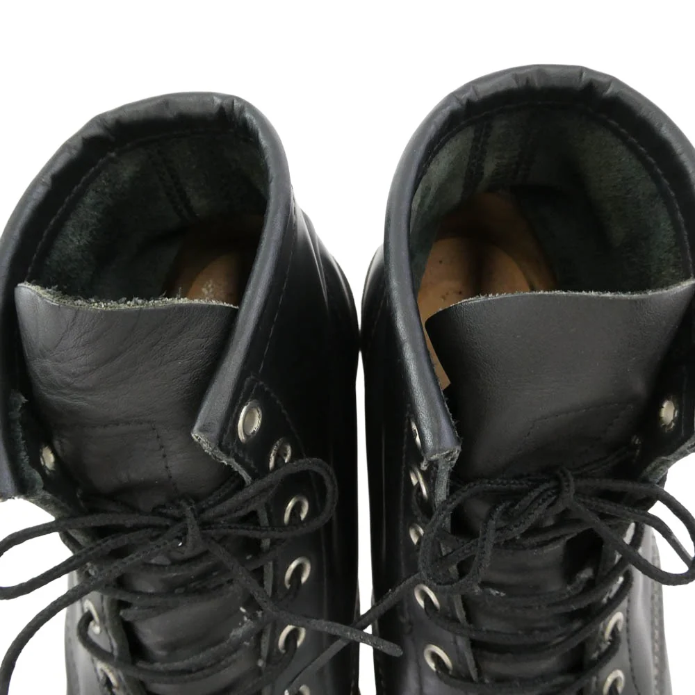 RED WING レッドウィング 8130 USA製 8130 MOC TOE BOOTS モックトゥ ブーツ ブラック系 28.5cm【中古】 - Image 5