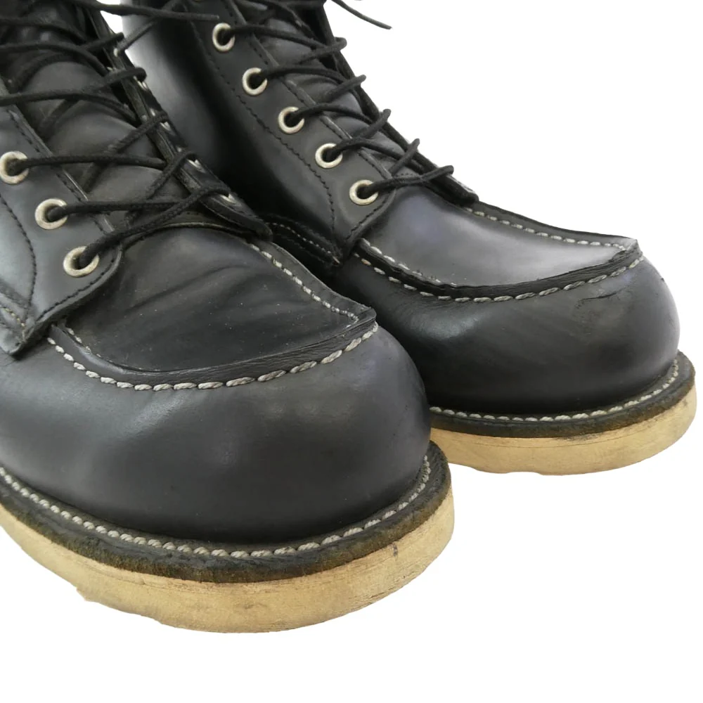 RED WING レッドウィング 8130 USA製 8130 MOC TOE BOOTS モックトゥ ブーツ ブラック系 28.5cm【中古】 - Image 8