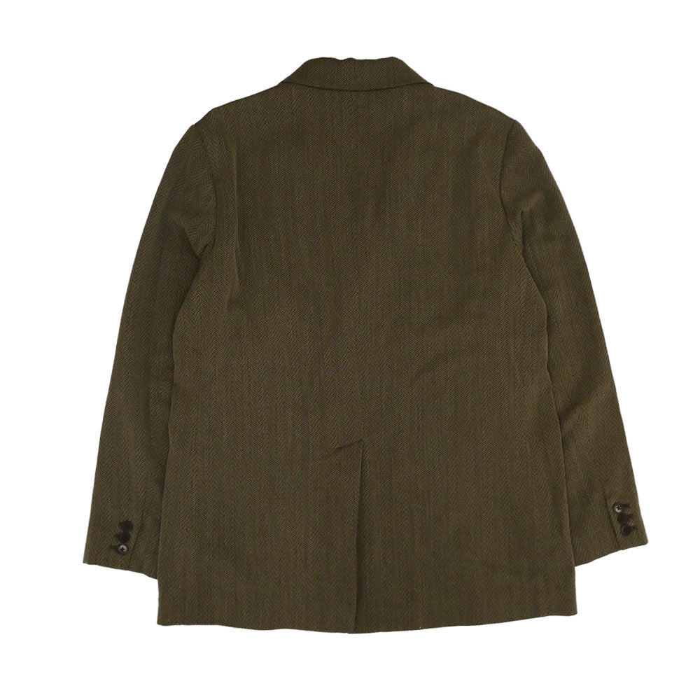 seya. セヤ SIWA TAILORED W JACKET TRAVEL PANTS ヘリンボーン テーラードジャケット スラックスパンツ セットアップ ブラウン系 2【中古】 - Image 3