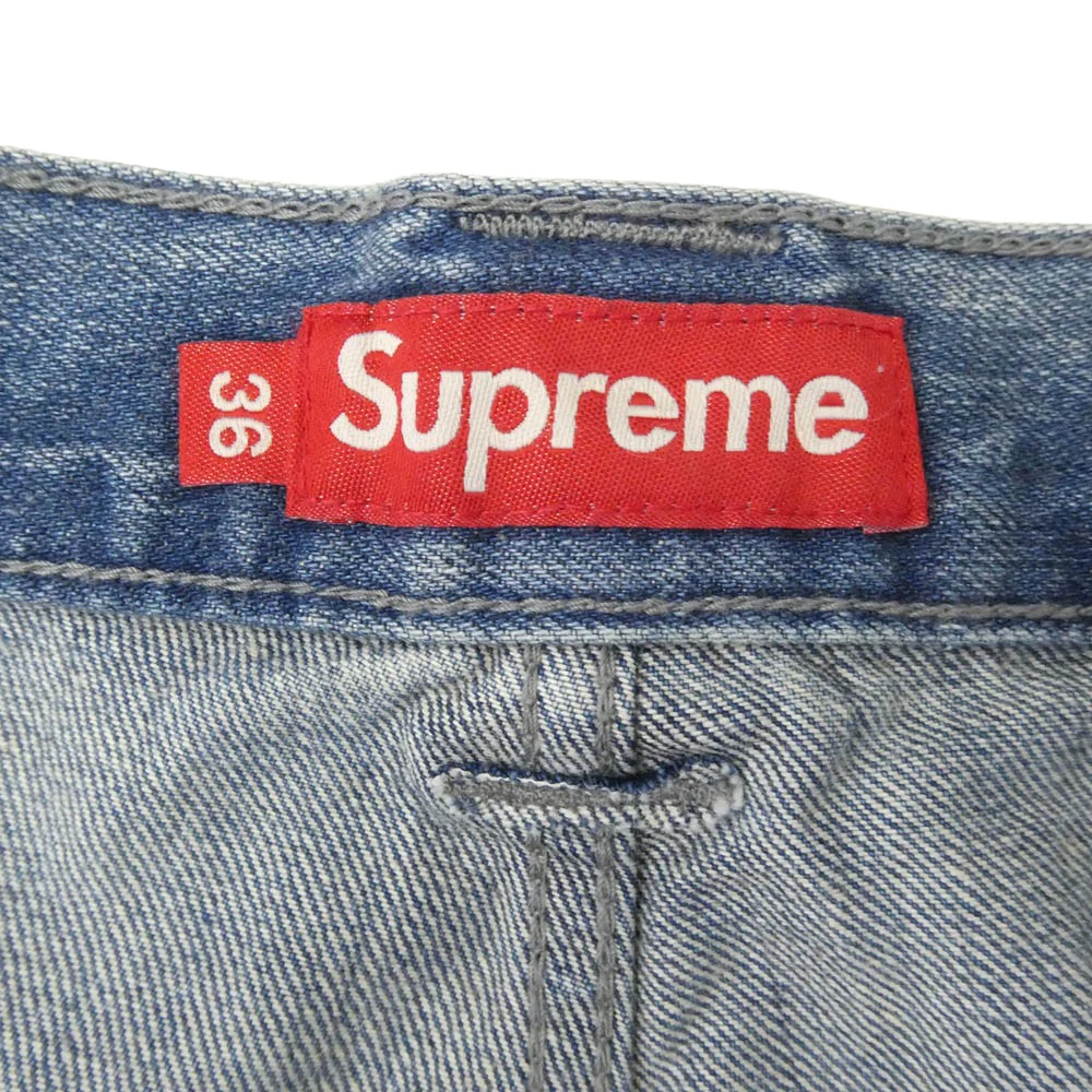 Supreme シュプリーム 25AW Zip-Off Utility Pant ジップオフ ユーティリティ デニム カーゴ パンツ インディゴブルー系 36 185/94A【中古】 - Image 4