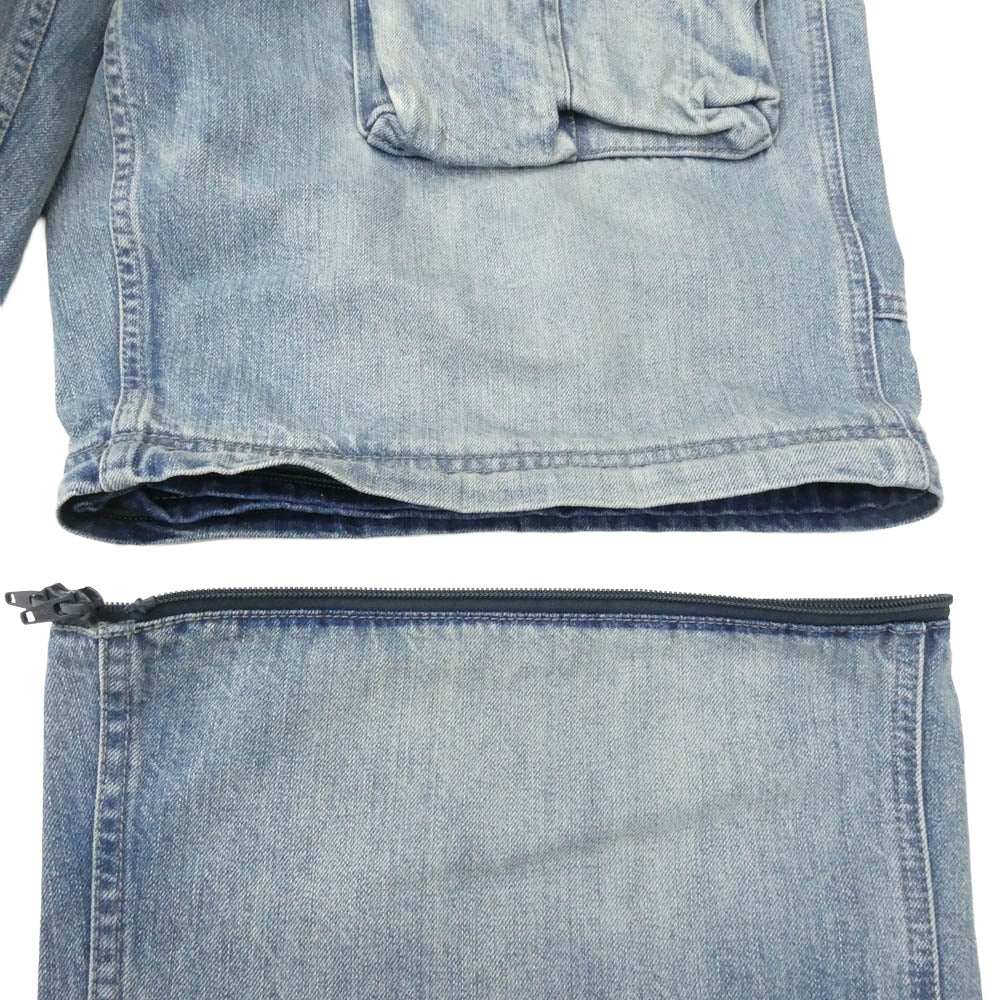 Supreme シュプリーム 25AW Zip-Off Utility Pant ジップオフ ユーティリティ デニム カーゴ パンツ インディゴブルー系 36 185/94A【中古】 - Image 7