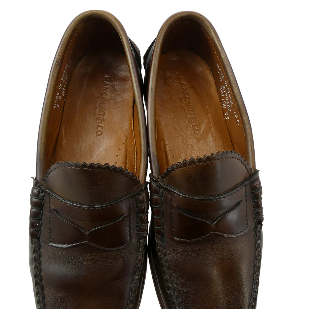 ランコート AI90657 BEEFROLL PENNY LOAFER ペニー ローファー シューズ ブラウン系【中古】 - Image 5