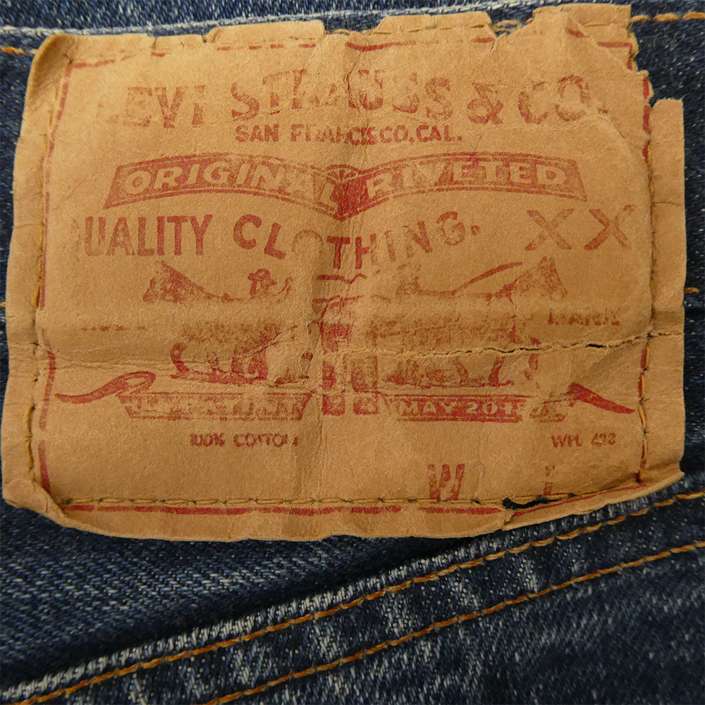 Levi's ãªãŒãã€ã¹ 501 66åæ äž¡é¢BIGE ããã°E ãã¿ã³è£6 ãã¿ã³ãã©ã€ ããã ãã³ã ãžãŒã³ãº ã€ã³ãã£ãŽãã«ãŒç³» ãµã€ãºäžæãäžå€ã - Image 5