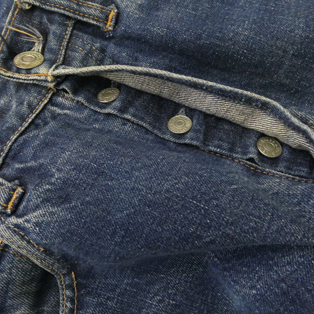 Levi's ãªãŒãã€ã¹ 501 66åæ äž¡é¢BIGE ããã°E ãã¿ã³è£6 ãã¿ã³ãã©ã€ ããã ãã³ã ãžãŒã³ãº ã€ã³ãã£ãŽãã«ãŒç³» ãµã€ãºäžæãäžå€ã - Image 8
