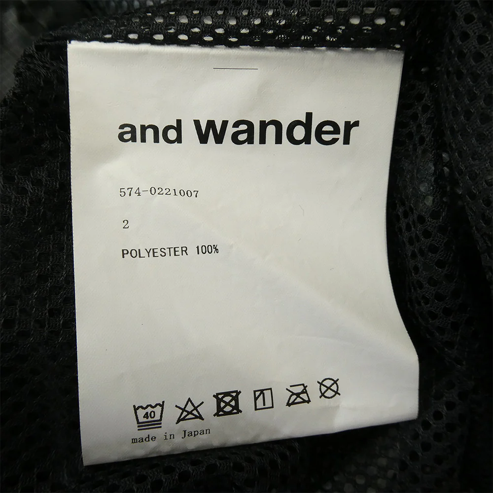 and wander アンドワンダー 574-0221007 stone printed rip coat リフレクター ストーン プリント リップ コート マルチカラー系 2【極上美品】【中古】 - Image 5