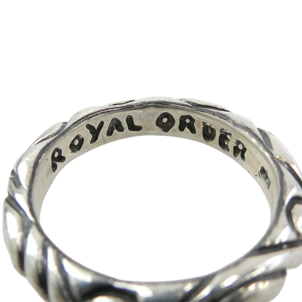 ROYAL ORDER ロイヤルオーダー BAND リボン バンド リング シルバー系 13.5号【中古】 - Image 6