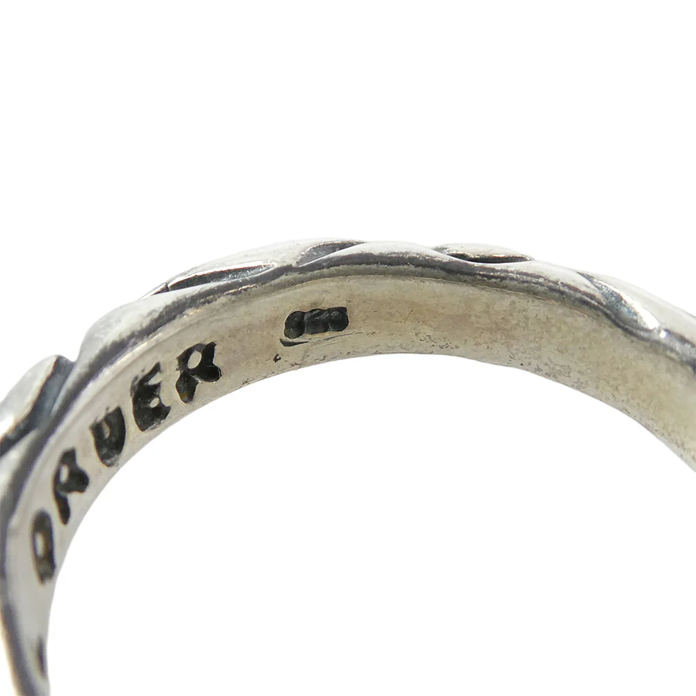 ROYAL ORDER ロイヤルオーダー BAND リボン バンド リング シルバー系 13.5号【中古】 - Image 7