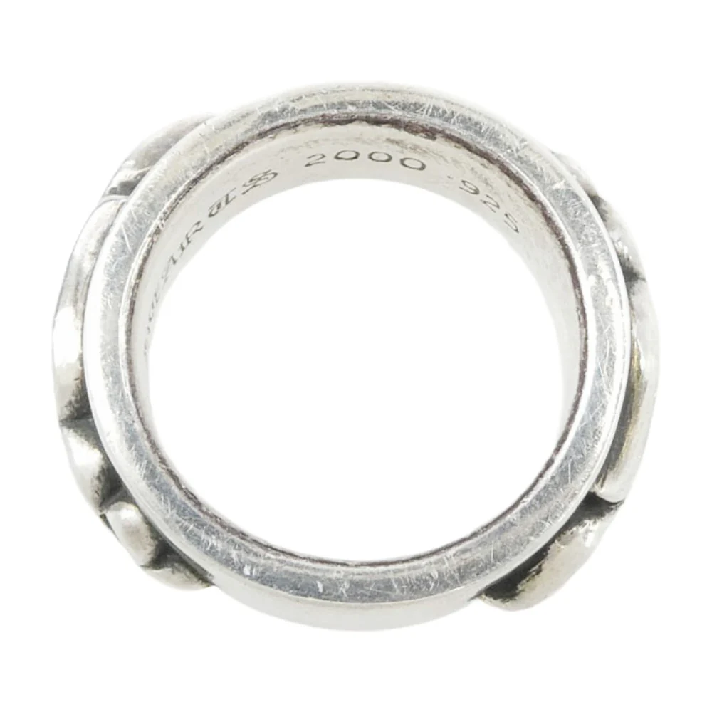 CHROME HEARTS クロムハーツ(原本無) DBL NARROW VINE BAND ダブルナロー ヴァインバンド リング シルバー系 24号【中古】 - Image 4