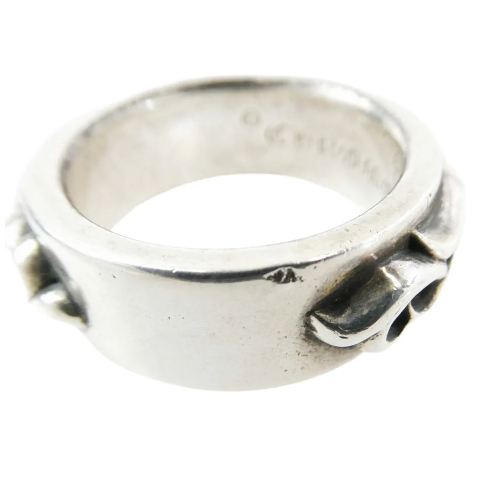 CHROME HEARTS クロムハーツ(原本無) DBL NARROW VINE BAND ダブルナロー ヴァインバンド リング シルバー系 24号【中古】 - Image 5