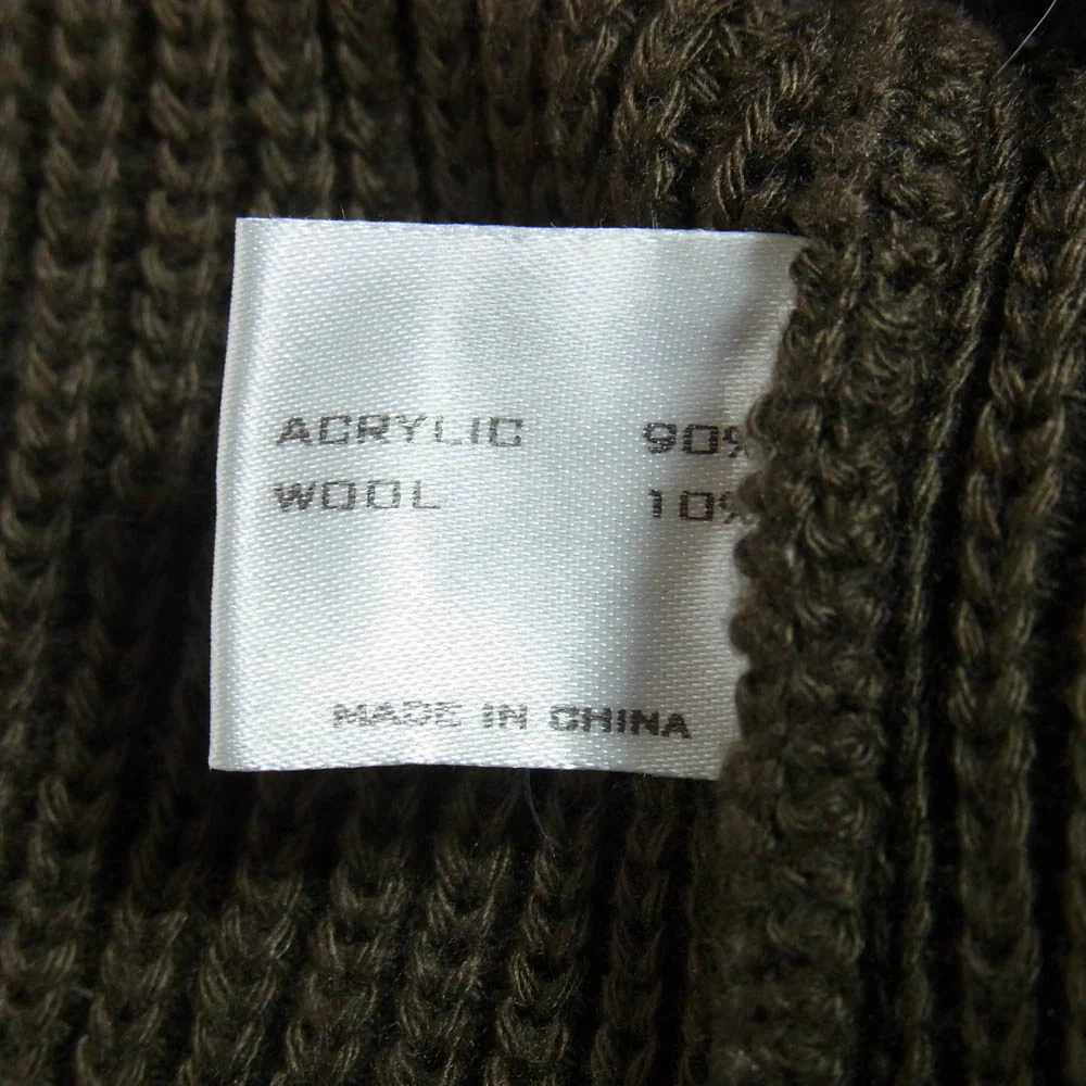 NUMBER(N)INE ナンバーナイン 03AW 宮下貴裕本人期 2003 カート期 KOOKSタグ V-neck pullover Vネック ニット プルオーバー セーター ブラウン系 2【中古】 - Image 6