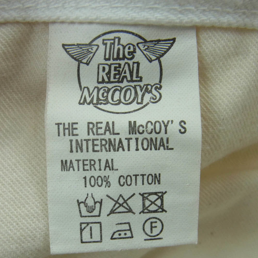 The REAL McCOY'S ザリアルマッコイズ MP21015 Lot.996 ホワイト デニム パンツ コットン 日本製 ホワイト系 W33【中古】 - Image 4