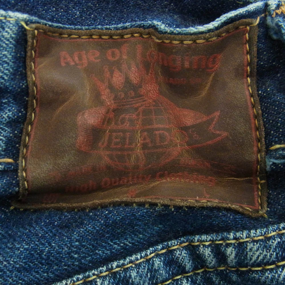JELADO ジェラード JP71332 Age of Longing 301xx Vintage Finish Fade Indigo ヴィンテージ加工 デニム パンツ インディゴブルー系 サイズ表記なし【美品】【中古】 - Image 3