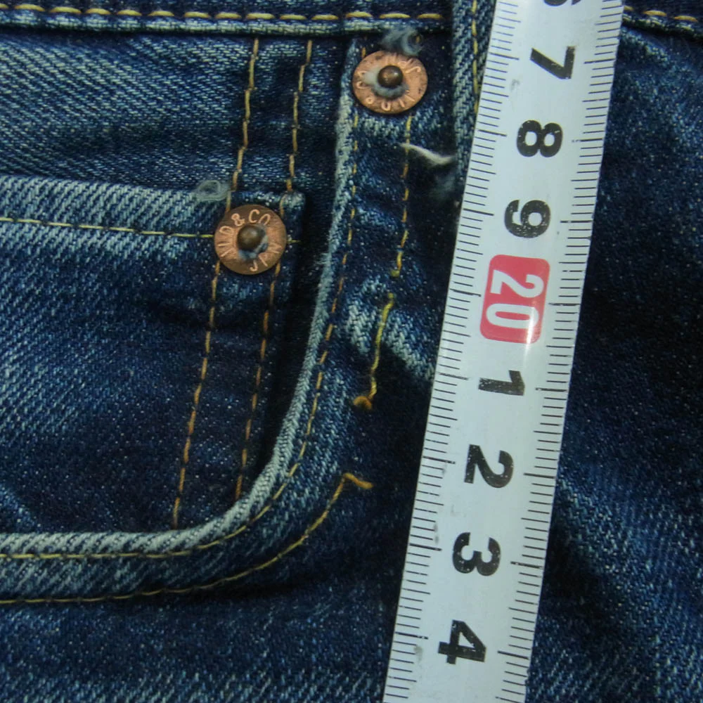 JELADO ジェラード JP71332 Age of Longing 301xx Vintage Finish Fade Indigo ヴィンテージ加工 デニム パンツ インディゴブルー系 サイズ表記なし【美品】【中古】 - Image 8