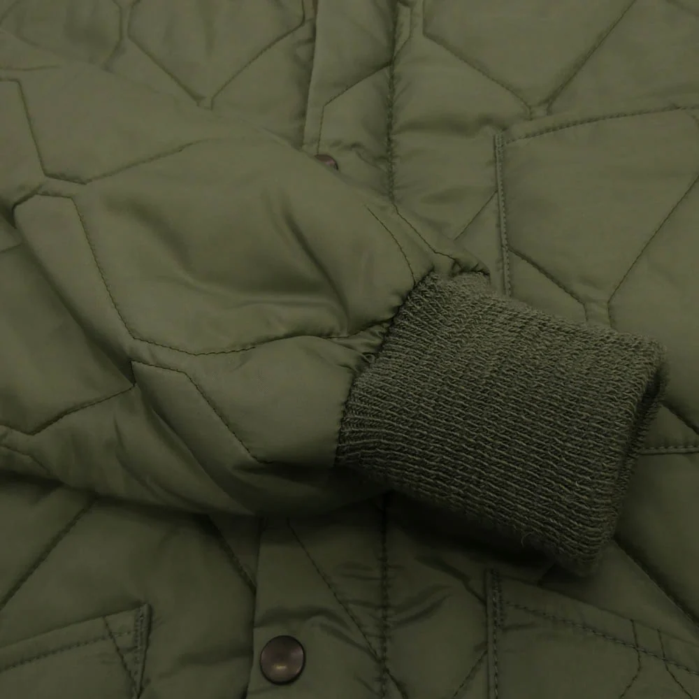 The REAL McCOY'S ザリアルマッコイズ MJ21116 UNDERWEAR QUILTED CWU 9/P ライナー キルト ジャケット カーキ系 M【中古】 - Image 4