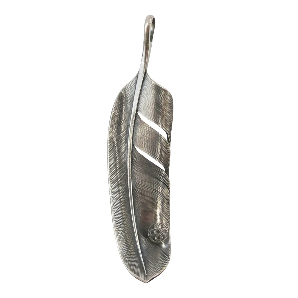 チョロス Feather フェザー ペンダント トップ Lサイズ シルバー系【中古】 - Image 2