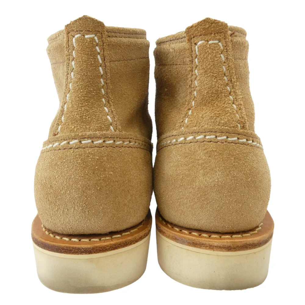 WESCO ウエスコ Custom Jobmaster BURLUP ROUGHOUT カスタムジョブマスター 6インチ バーラップラフアウト ブーツ ブラウン系 US7.5E【中古】 - Image 3