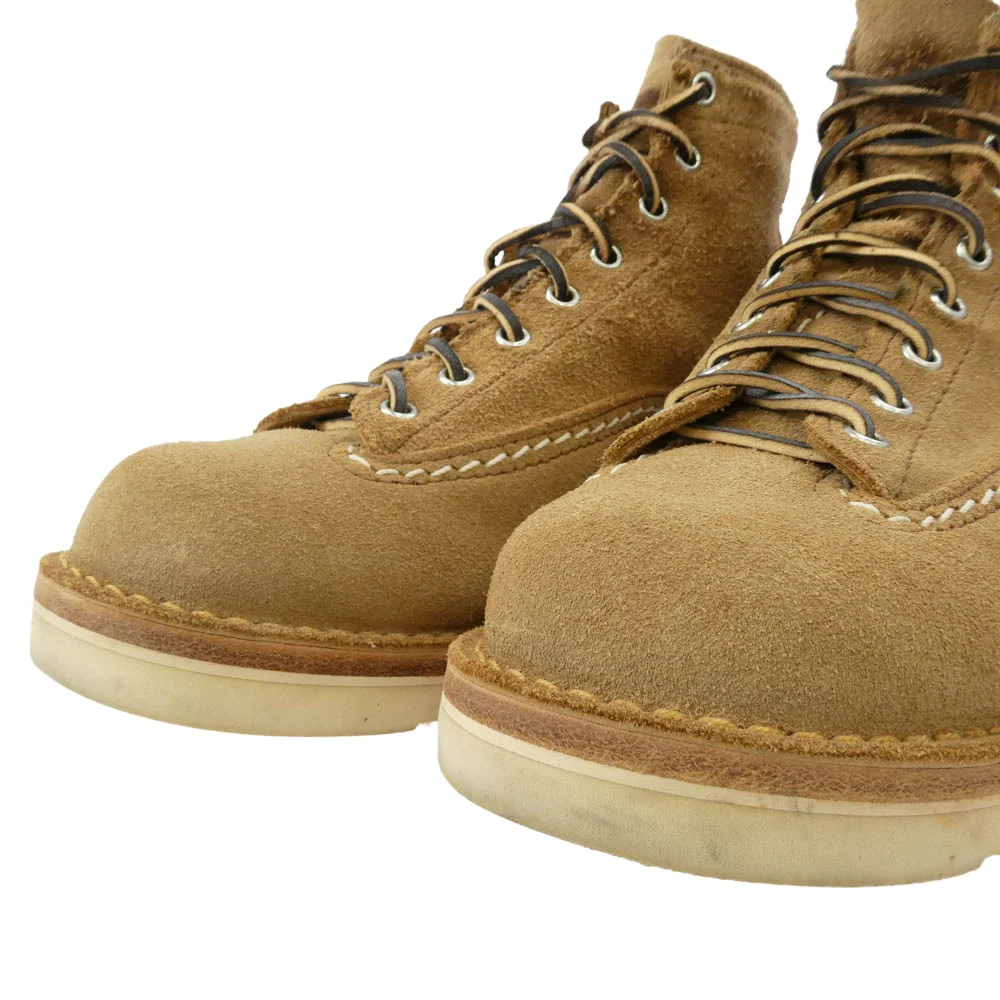 WESCO ウエスコ Custom Jobmaster BURLUP ROUGHOUT カスタムジョブマスター 6インチ バーラップラフアウト ブーツ ブラウン系 US7.5E【中古】 - Image 4