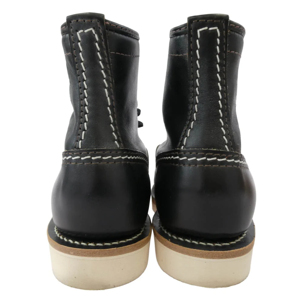 WESCO ウエスコ Custom Jobmaster Horsehide カスタムジョブマスター 7インチ 茶芯 ホースハイド セミレーストゥ ブーツ ブラック系 US7.5E【中古】 - Image 3