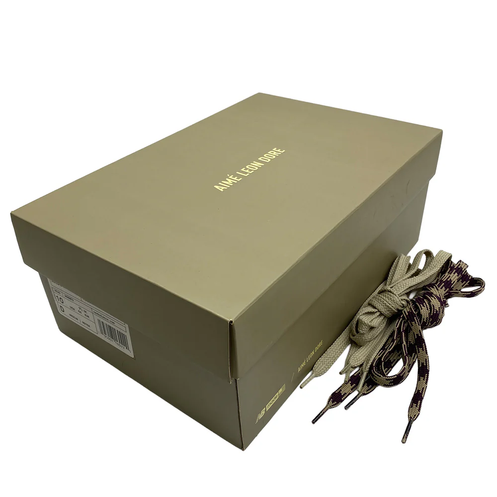 NEW BALANCE ニューバランス MR993ALL × Aime Leon Dore エメレオンドレ 993 Taupe トープ ローカットスニーカー ベージュ系 ブラック系 28cm【中古】 - Image 8